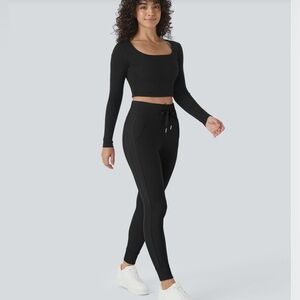 NWT Softlyzero™ Plush High Waisted Drawstring Full Length Joggers SIZE SMALL 4/6